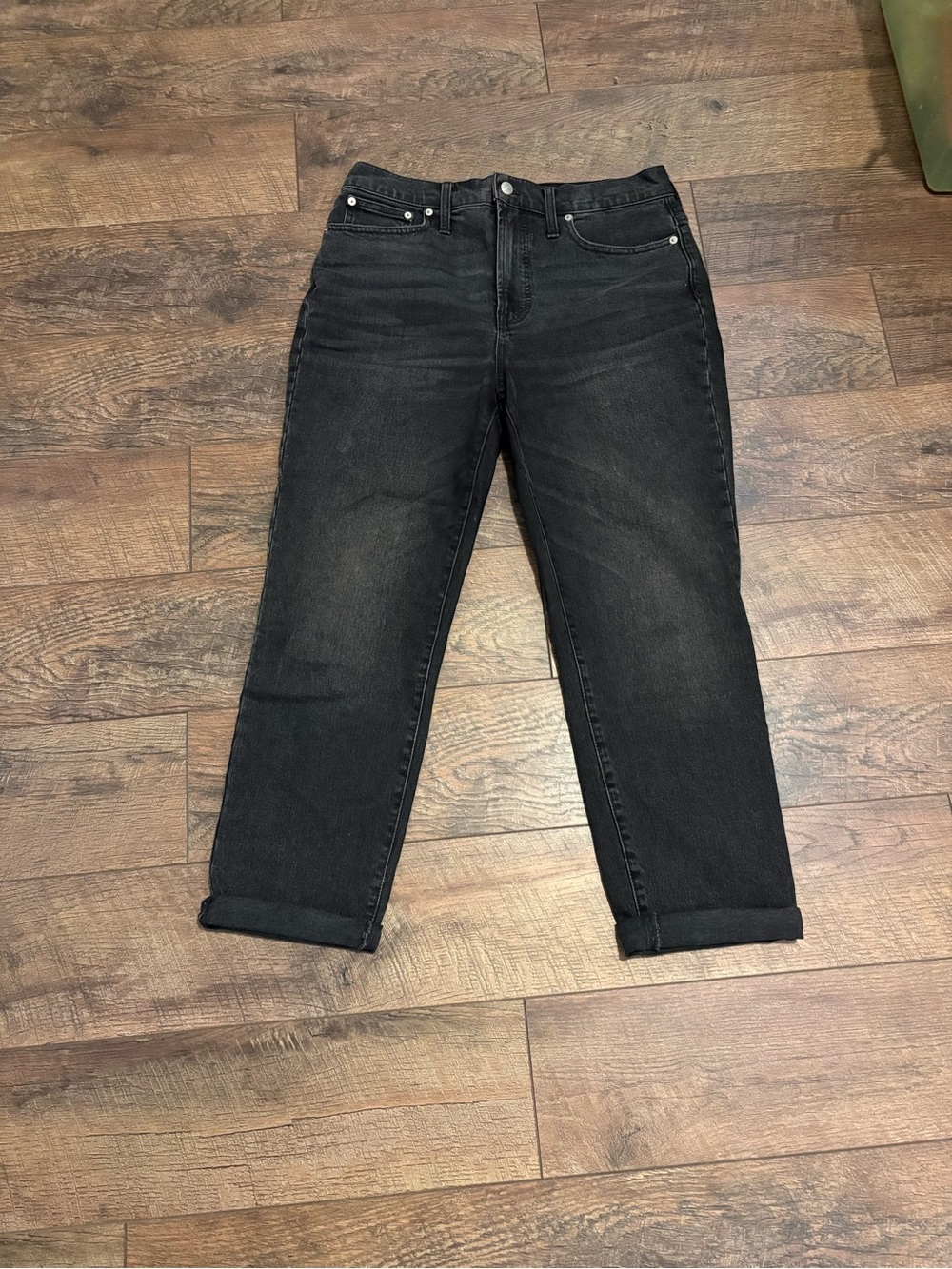 Madewell Black Boyfriend Jeans